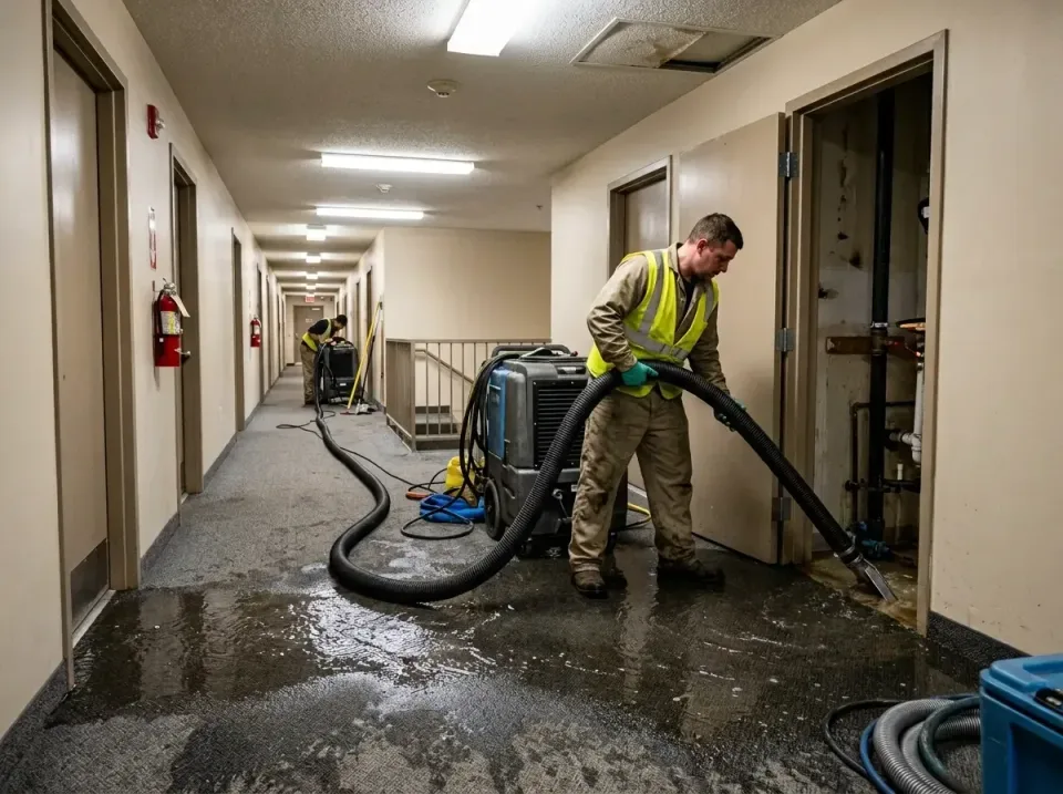 multi-unit-apartment-hallway-f-005 — frequently asked questions, Emergency Burst Pipe Water Extraction & Removal in Pocatell…